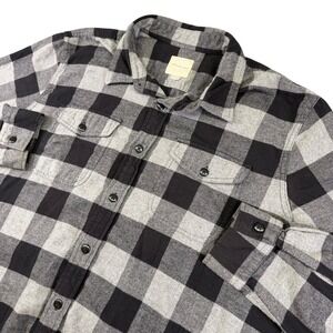 American Eagle Outfitters Mens Plaid Flannel Button Up Shirt Long Sleeve XXL